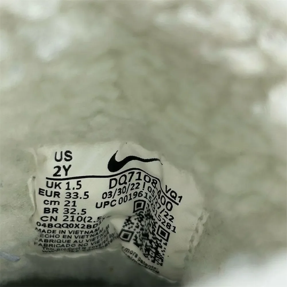 Nike Youth Flex Advance SE PS Winter Snow Boots Blue Pawprints Size 2Y